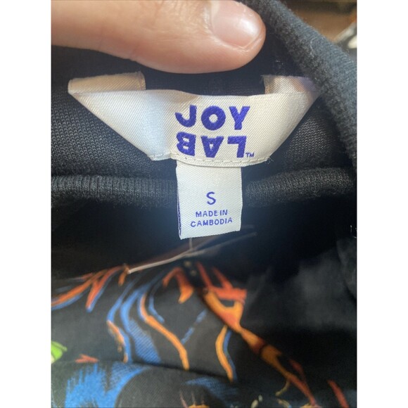 JoyLab Women’s Black Velour Long Sleeve Sweatshirt Small Soft Luxe Pullover NWT - Picture 8 of 9